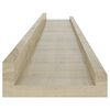 vidaXL Wall Shelves 4 pcs Sonoma Oak 80x9x3 cm