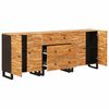 vidaXL Sideboard 3 pcs Brown 60 x 33 x 75 cm Solid Mango Wood