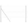 vidaXL Outdoor Euro Fence Ground Fix 10 x 1.4 m Galvanised Steel Mesh