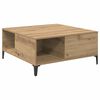 vidaXL Coffee Table Artisan Oak 80 x 80 x 36.5 cm Engineered Wood