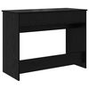 vidaXL Cosmetic Table with Drawer Black Oak 100 x 45 x76 cm