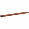 vidaXL Window Sill Brown Wood 60 x 10 x 4.5 cm PVC