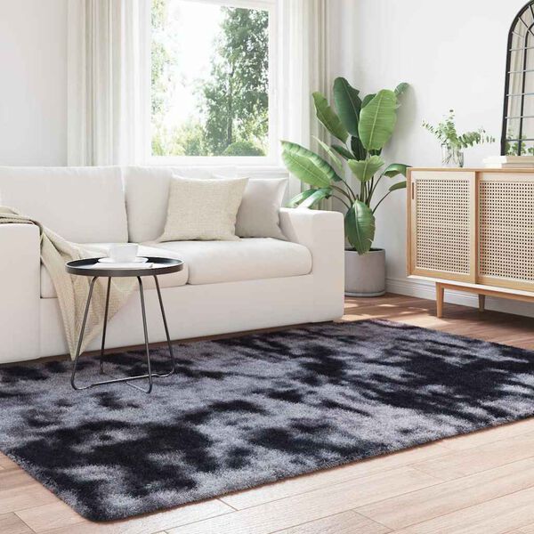 vidaXL Shaggy Rug High Pile NAVARRA Dark Grey 160x230 cm Polyester
