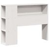 vidaXL Bookcase Bed without Mattress White 100x200 cm Solid Wood