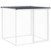 vidaXL Chicken Cage with Roof Anthracite 103x98x90 cm Galvanised Steel
