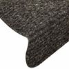 vidaXL Stair Mats Self-adhesive 30 pcs 65x21x4 cm Anthracite Half Round Large