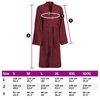 vidaXL Bathrobe KINN Red L Cotton