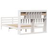 vidaXL Bookcase Bed without Mattress White 160x200 cm Solid Wood Pine