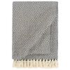 vidaXL Throw Cotton 220x250 cm Navy Blue