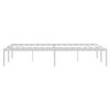 vidaXL Metal Bed Frame without Mattress White 120x200cm