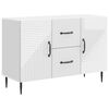 vidaXL Sideboard High Gloss White 89 x 34.5 x 60 cm Engineered Wood