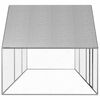 vidaXL Chicken Coop 6x2x2 m Galvanised Steel