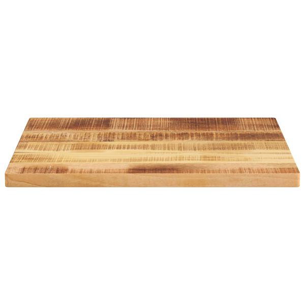 vidaXL Table Top 60x50x3.8 cm Rectangular Solid Wood Rough Mango