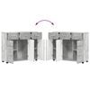 vidaXL Sideboard Concrete Grey 88.5 x 30.5 x 73 cm Engineered Wood