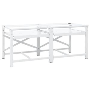 vidaXL | Washing Machine Pedestal | White Steel
