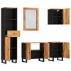 vidaXL 5 Piece Bathroom Furniture Set Solid Wood Acacia