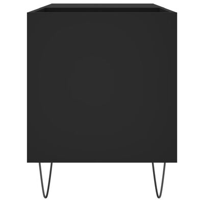 vidaXL Record Cabinet Black 85x38x48 cm Engineered Wood