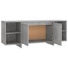 vidaXL TV Cabinet Concrete Grey 130x35x50 cm Engineered Wood