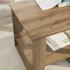 vidaXL Coffee Table Artisan Oak 51 x 50 x 50 cm Engineered Wood