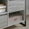 vidaXL TV Cabinet Grey Sonoma 100 x 36 x 49.5 cm Engineered Wood