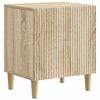 vidaXL Bedside Cabinet Sonoma Oak 43 x 34.5 x 50 cm Engineered Wood