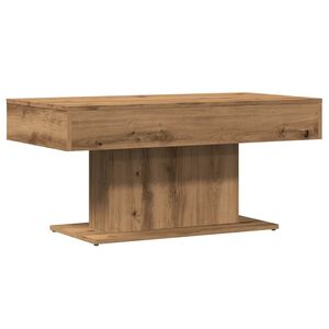 vidaXL Coffee Table Artisan Oak 96x50x45 cm Engineered Wood