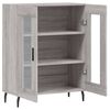vidaXL Sideboard Grey Sonoma 69.5x34x90 cm Engineered Wood