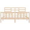 vidaXL Bed Frame without Mattress 200x200 cm Solid Wood Pine