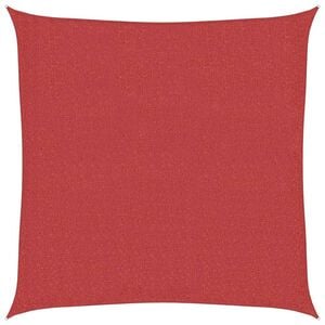 vidaXL Sunshade Sail 160 g/m&sup2; Red 2x2 m HDPE