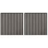 vidaXL Wall Panels 2 pcs 60.5 x 60 cm Grey
