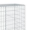 vidaXL Gabion Basket with Cover 100x50x200 cm Galvanised Iron