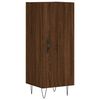 vidaXL Highboard Brown Oak 34.5x34x180 cm Engineered Wood