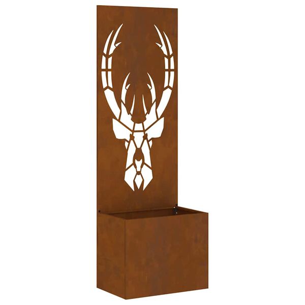 vidaXL Garden Privacy Screen Rusty 50 x 140 cm Weathering steel