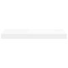 vidaXL Floating Wall Shelf White 50x23x3.8 cm MDF