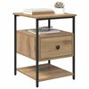 vidaXL Bedside Cabinet Artisan Oak 40 x 42 x 56 cm Engineered Wood