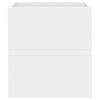 vidaXL Sink Cabinet with Built-in Basin White Engineered Wood