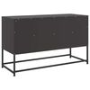 vidaXL TV Cabinet Black 100.5x39x60.5 cm Steel