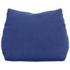 vidaXL Back Pillow Police Blue 45 x 20 x 35 cm Corduroy Fabric