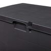vidaXL Garden Storage Box Anthracite 77.5 x 54.5 x 53 cm Plastic
