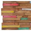 vidaXL Wall Cladding Panels 10 pcs 1.03 m² Solid Teak Wood