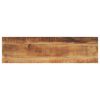 vidaXL Table Top 120x20x2.5 cm Rectangular Solid Wood Rough Mango