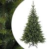 vidaXL Artificial Hinged Christmas Tree 150 cm PVC and Metal Green