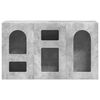 vidaXL Sideboard Concrete Grey 100 x 35 x 59 cm Engineered Wood
