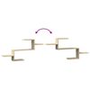 vidaXL Wall Shelf Sonoma Oak 104x15x49 cm Engineered Wood