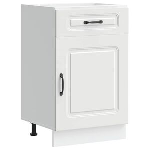 vidaXL Kitchen Base Cabinet Kalmar White Engineered Wood