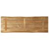 vidaXL Table Top Live Edge 140x40x3.8 cm Solid Wood Rough Mango