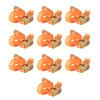 vidaXL Ratchet Tie Down Straps 10pcs 0.4 Tonnes 6mx25mm Orange