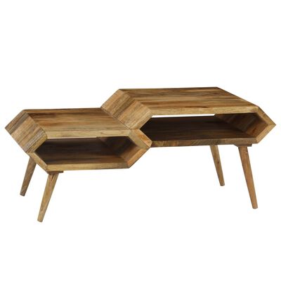 vidaXL Coffee Table Solid Mango Wood 104x50x45 cm
