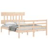 vidaXL Bed Frame without Mattress 120x200 cm Solid Wood