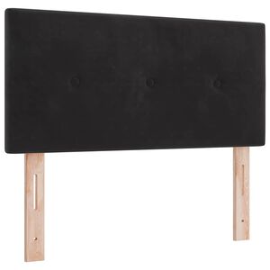 vidaXL Headboard with Headboard Black 100 cm Faux Leather